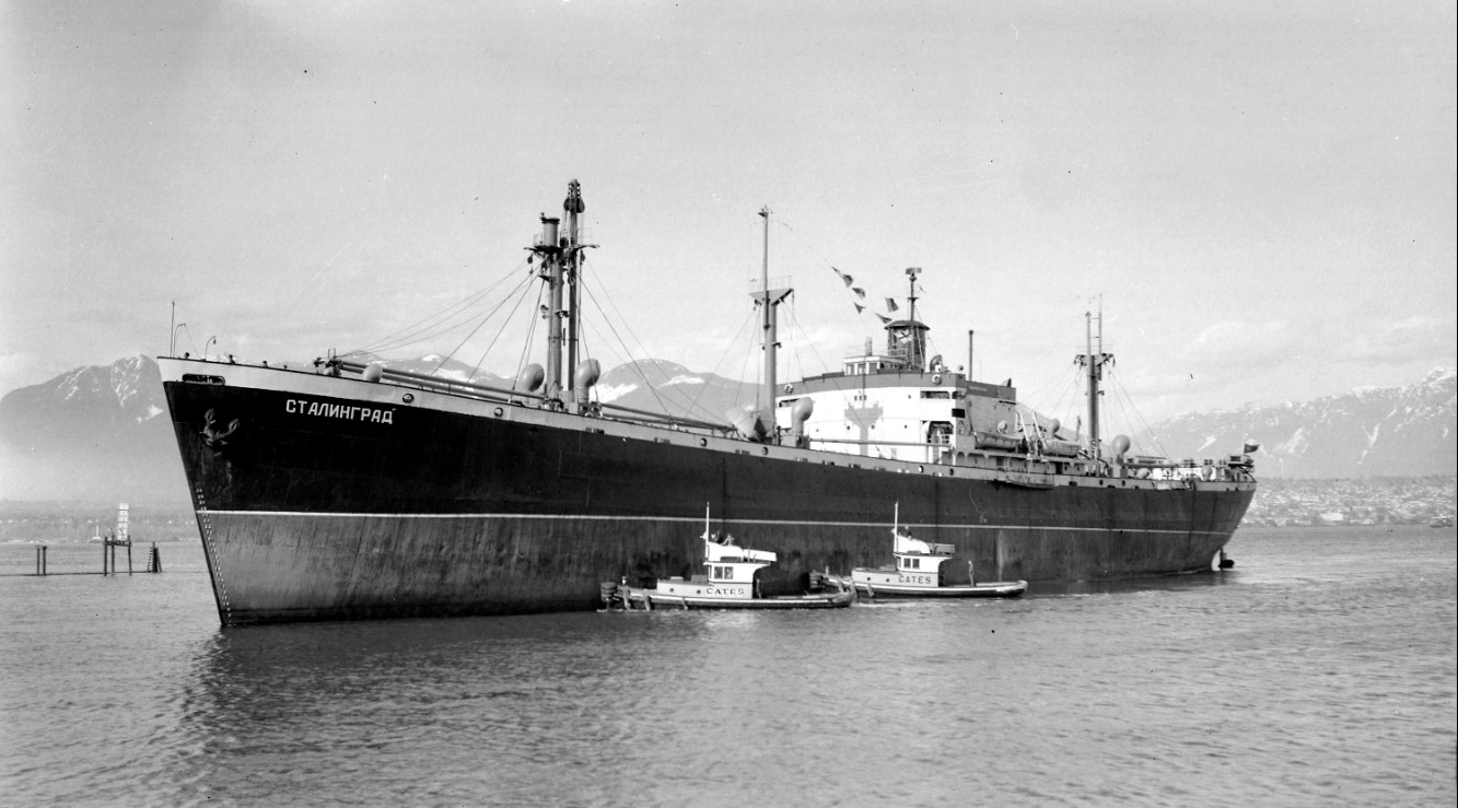 STALINGRAD ex THOMAS F FLAHERTY Liberty ship.jpg